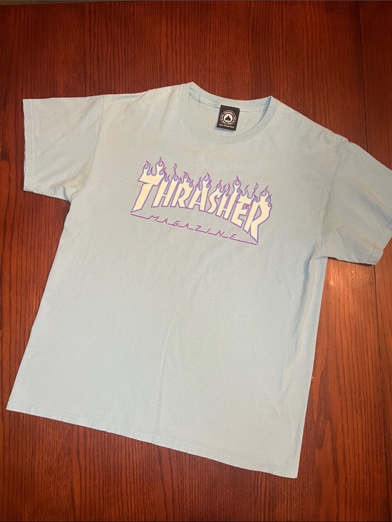 Thrasher Tops - Light Blue ThrasherTee